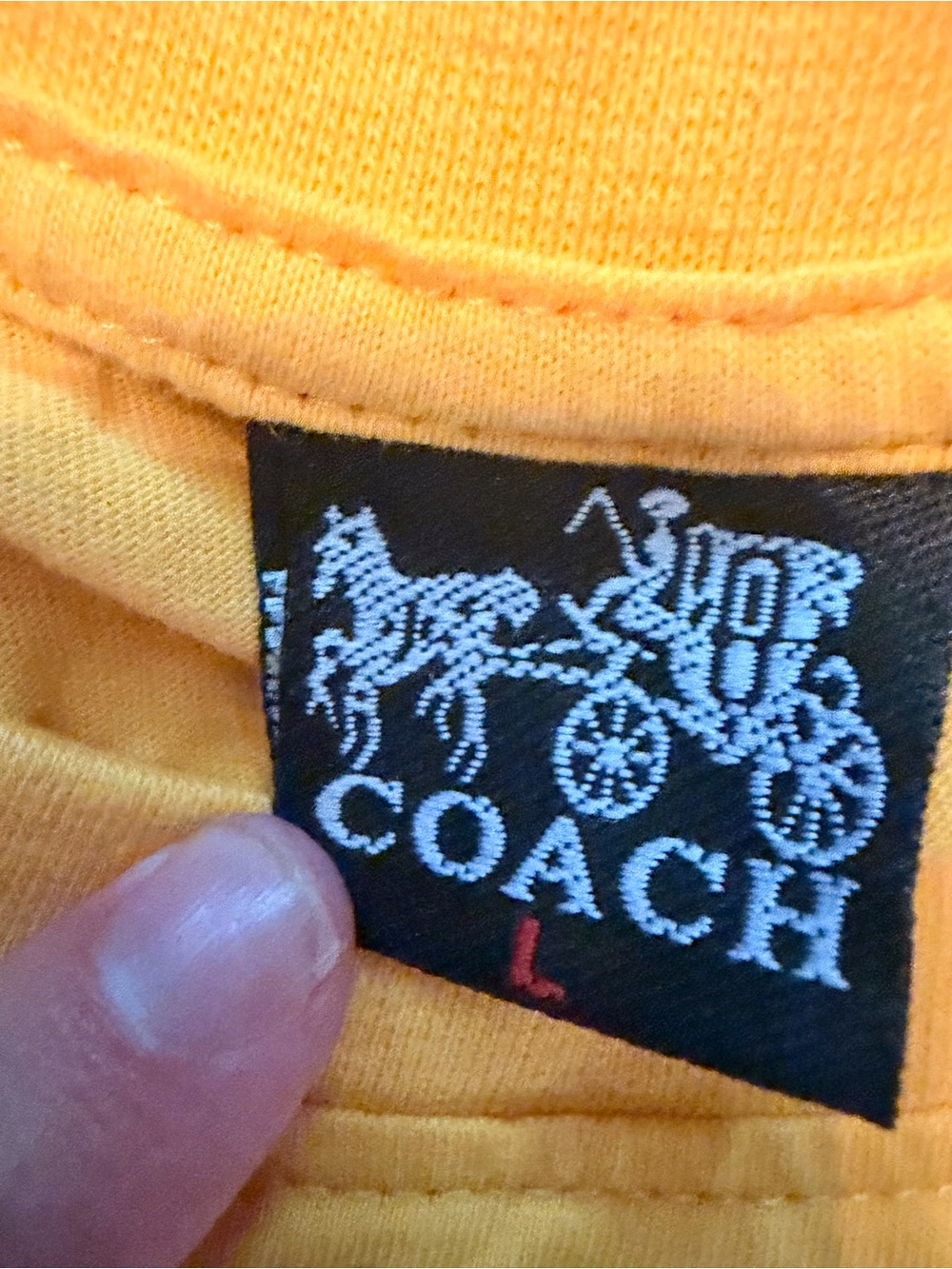 Coach Yellow Women's Sweatpants & Tee Set - Picture 3 of 3